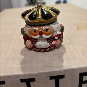 Christopher Radko nutcracker Santa place card holders-set of 8